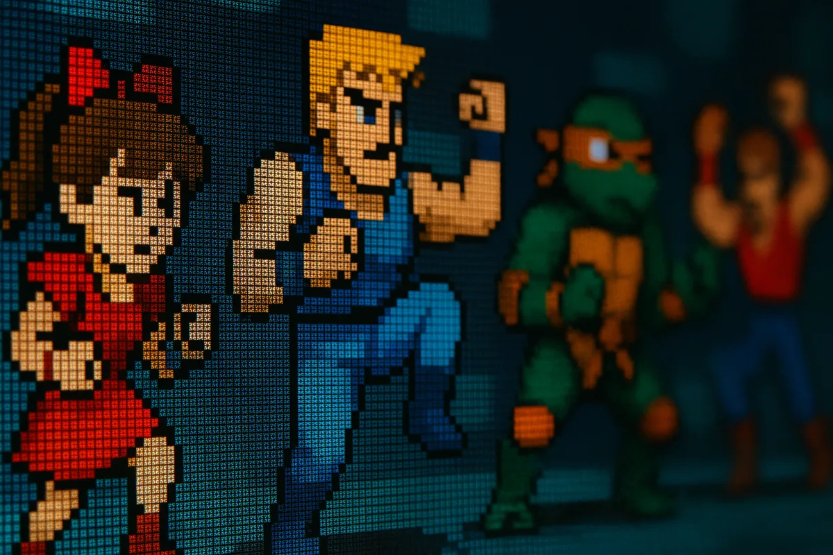 Storia degli sprite animati: le tecniche segrete dietro i personaggi pixelati più iconici
