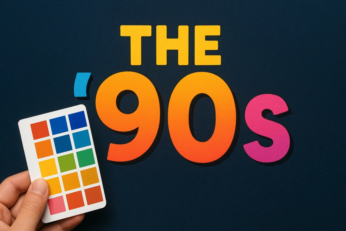Uso delle palette di colori nei titoli anni ‘90: la curiosa necessità che guidava la scelta