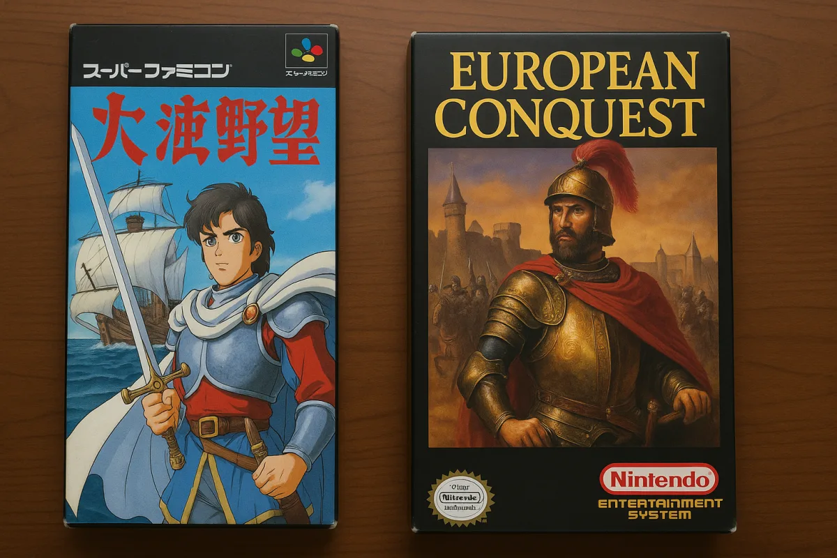 Perché le copertine dei giochi storici sono spesso diverse tra Giappone ed Europa? Origini di una pratica curiosa