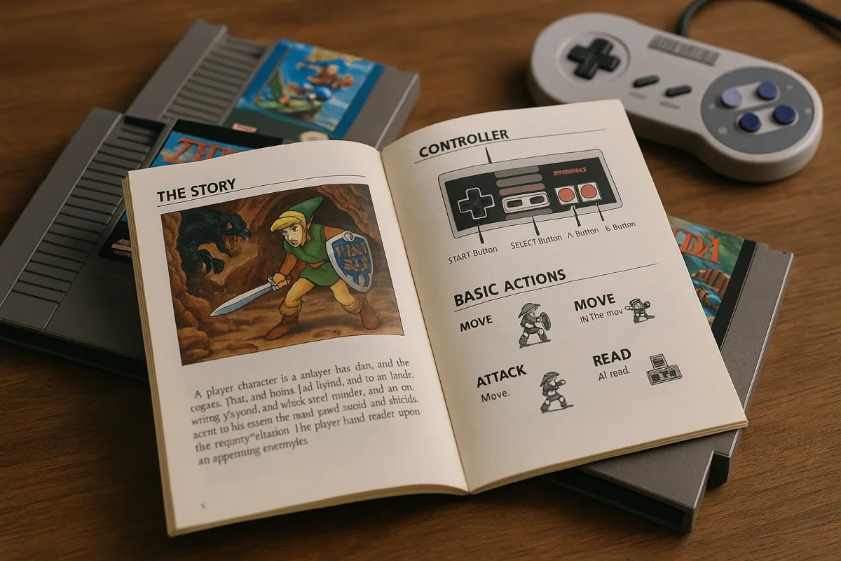 Il ruolo dei manuali cartacei nei primi videogiochi: dettagli utili che oggi nessuno legge più